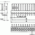 Съединител WF4R / 4 Pin / мъжки / ъглов / 2.54mm / THT / 250V / 3A