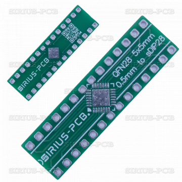 Copy of Copy of Copy of Copy of Copy of Copy of Copy of Copy of Copy of PCB Adapter CQFP 28, 36, 44, 52, 68, 84, 100